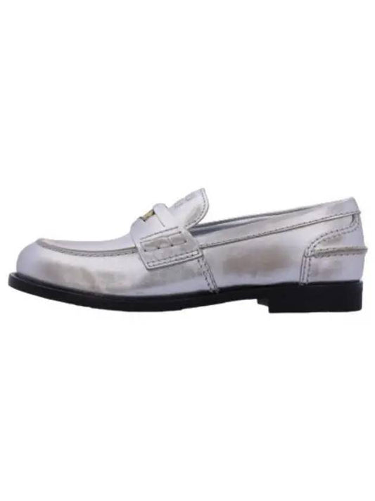penny loafers silver shoes - MIU MIU - BALAAN 1