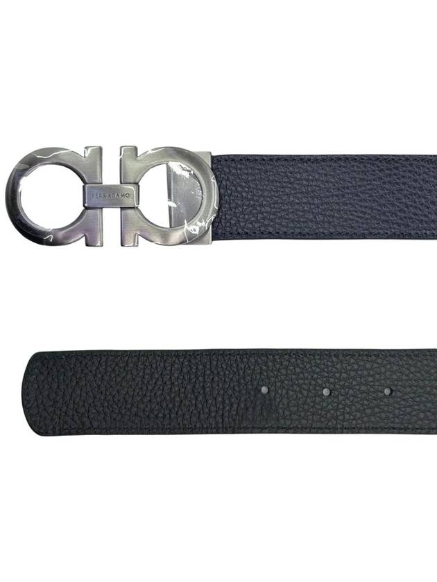 Ferragamo Gancini Reversible Belt 675542 - SALVATORE FERRAGAMO - BALAAN 4