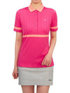 Golf wear women s collar short sleeve t shirt GWJT08997 Q116 - J.LINDEBERG - BALAAN 5