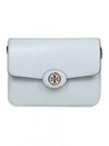 Robinson Spazzolato Convertible Shoulder Bag Blue - TORY BURCH - BALAAN 1