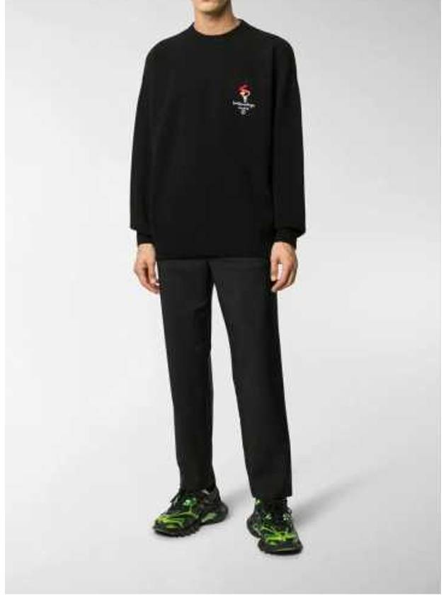 Wool cashmere blend crew neck knit 621032 - BALENCIAGA - BALAAN 4