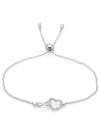 Hyperbola Infinity Heart Bracelet Silver - SWAROVSKI - BALAAN 3