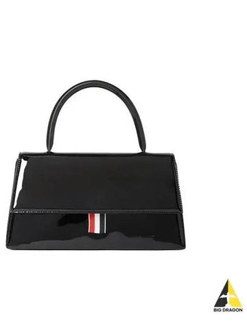 Women s Trapeze Top Handle Tote Bag Black UAG054A L0020 - THOM BROWNE - BALAAN 1