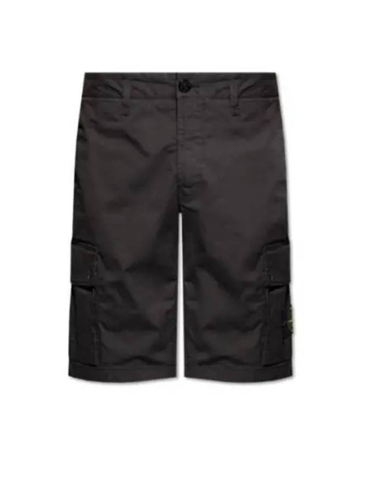 Wappen Cargo Bermuda Shorts Drak Grey - STONE ISLAND - BALAAN 2