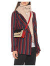 Logo Wool Fringe Scarf Oatmeal Melange - ACNE STUDIOS - BALAAN 8