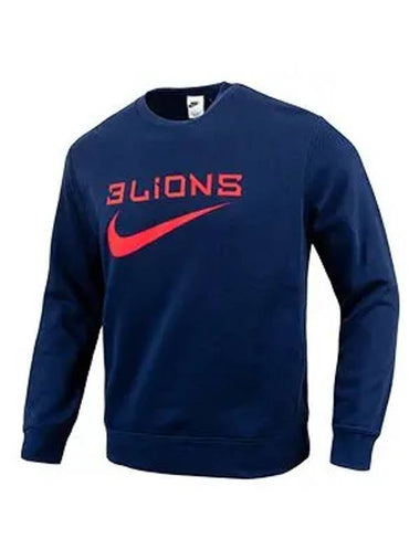 England Club Crew Sport Long Sleeve T-Shirt Navy - NIKE - BALAAN 1