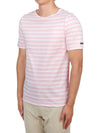 Levant Short Sleeve T Shirt 9863 ROSE DOUX NEIG Unisex - SAINT JAMES - BALAAN 2