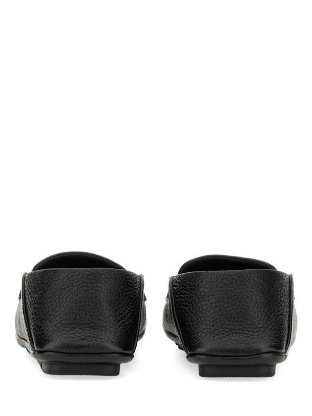 logo embossed round toe loafers - DOLCE&GABBANA - BALAAN 4