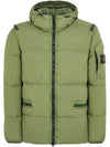 Men's Wappen Patch Crinkle Wraps Padding Khaki - STONE ISLAND - BALAAN 2