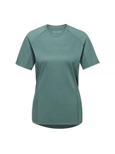 Selun FL Logo Short Sleeve T-shirt Green - MAMMUT - BALAAN 2