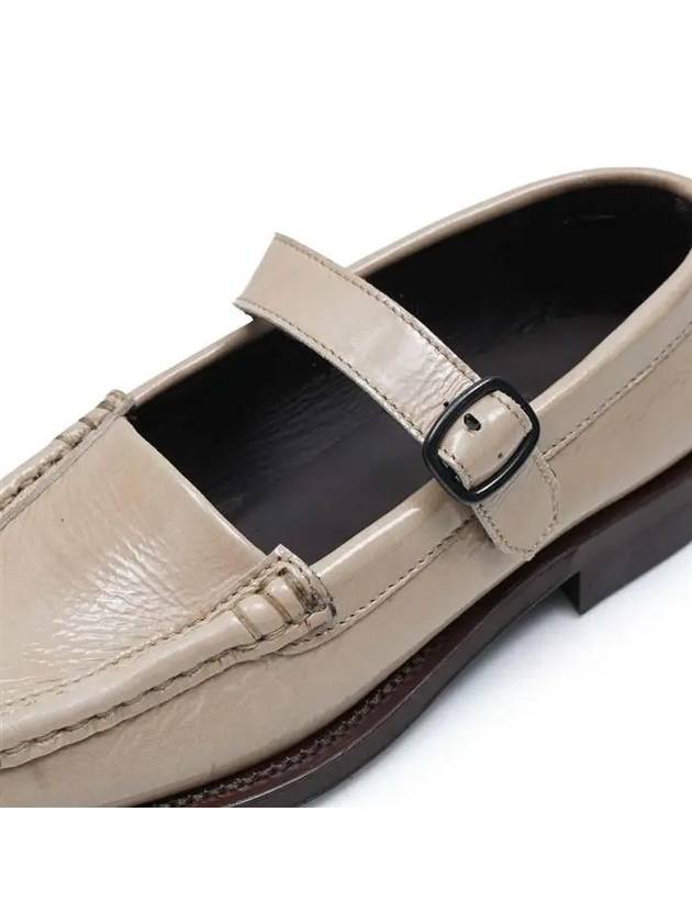 BLANQUER Crinkle Glossy Loafer Cream WFR23BLSH002 - HEREU - BALAAN 7