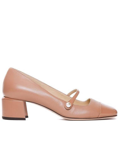 Jimmy Choo Beige Leather Elisa Pumps - JIMMY CHOO - BALAAN 1