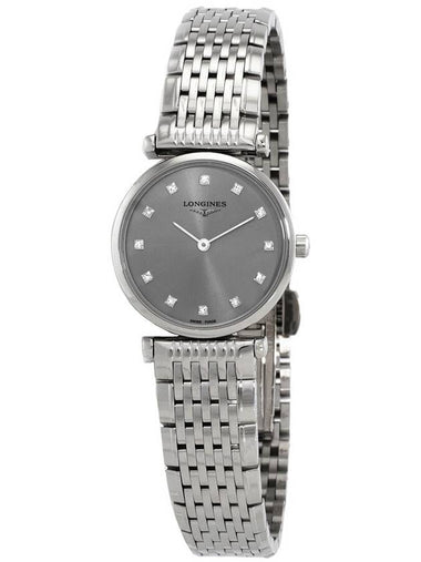 Longines La Grande Classique Quartz Diamond Silver Dial Ladies Watch L4.209.4.70.6 - LONGINES - BALAAN 1