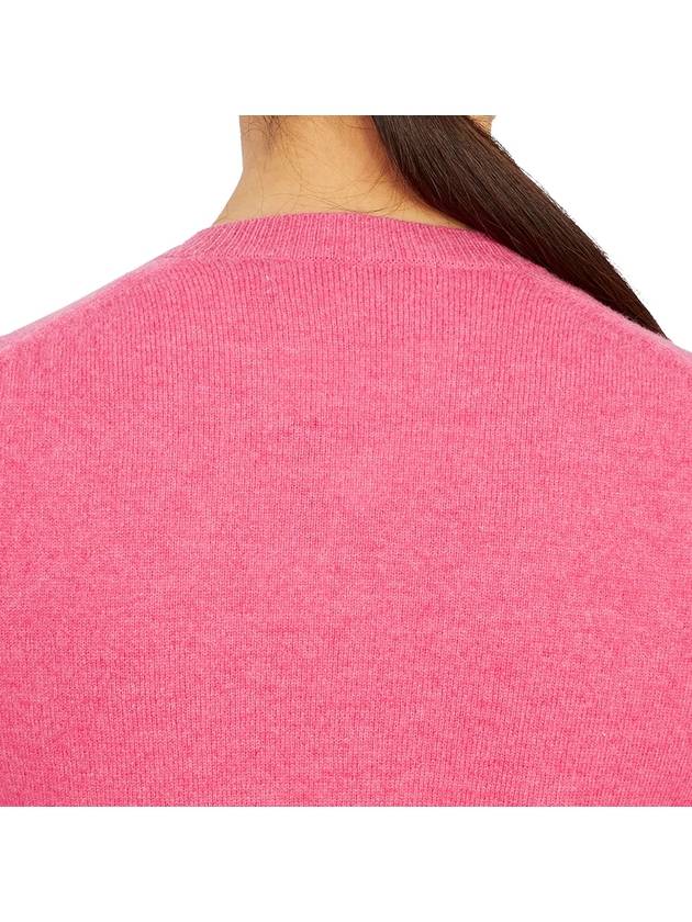 Play Women's Small Red Wappen Cardigan P1 N079 4 Pink - COMME DES GARCONS PLAY - BALAAN 10