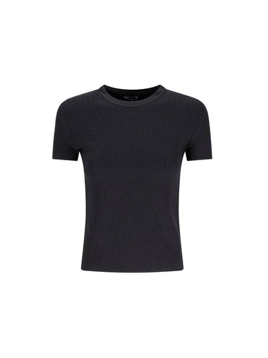 RIBBED SILK T-SHIRT - TOM FORD - BALAAN 1