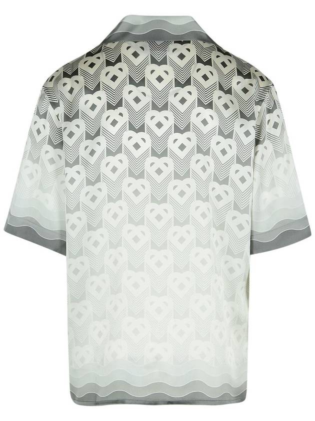 Casablanca Grey Silk Shirt - CASABLANCA - BALAAN 3