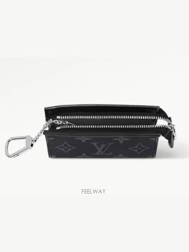 Voyage Key Pouch Black - LOUIS VUITTON - BALAAN 4