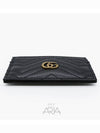 GG Marmont Matelasse 2 Tier Card Wallet Black - GUCCI - BALAAN 4