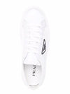 Nylon Macro Low Top Sneakers White - PRADA - BALAAN 5