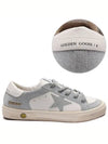 Kids Silver Star Low Top Sneakers White Grey - GOLDEN GOOSE - BALAAN 2