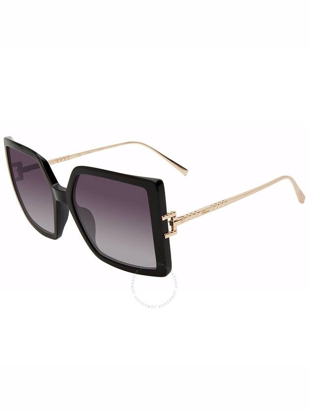 Chopard Grey Gradient Square Ladies Sunglasses IKCH334 0BLK 56 - CHOPARD - BALAAN 1