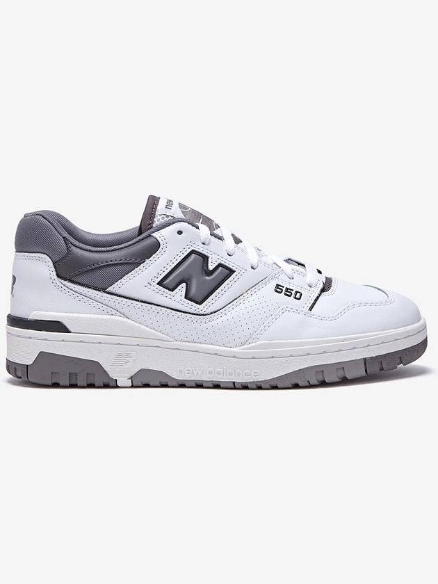 550 Logo Low Top Sneakers White Grey - NEW BALANCE - BALAAN 3