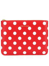 SA5100PD RED dot women's clutch bag pouch bag - COMME DES GARCONS - BALAAN 1