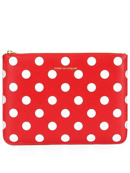 SA5100PD RED dot women's clutch bag pouch bag - COMME DES GARCONS - BALAAN 1