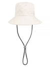 Embroidered Logo Denim Bucket Hat Ivory - GANNI - BALAAN 2