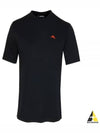 Ade Logo Print Short Sleeve T-Shirt Black - J.LINDEBERG - BALAAN 2