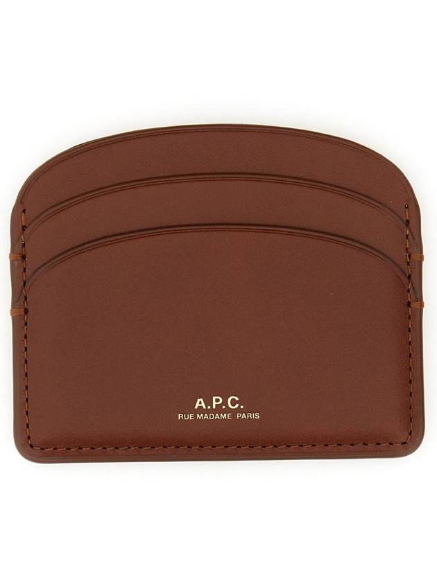 Demi Lune Card Wallet Brown - A.P.C. - BALAAN 2