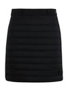 Golf side line color combination padded skirt solid black - HENRY STUART - BALAAN 1