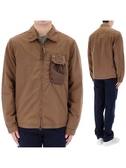 Metropolis zip up jacket brown - CP COMPANY - BALAAN 2