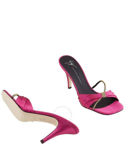 Giuseppe Zanotti Ladies Symonne Fuxia Satin Mules, Brand Size 36 ( US Size 6 ) - GIUSEPPE ZANOTTI - BALAAN 2