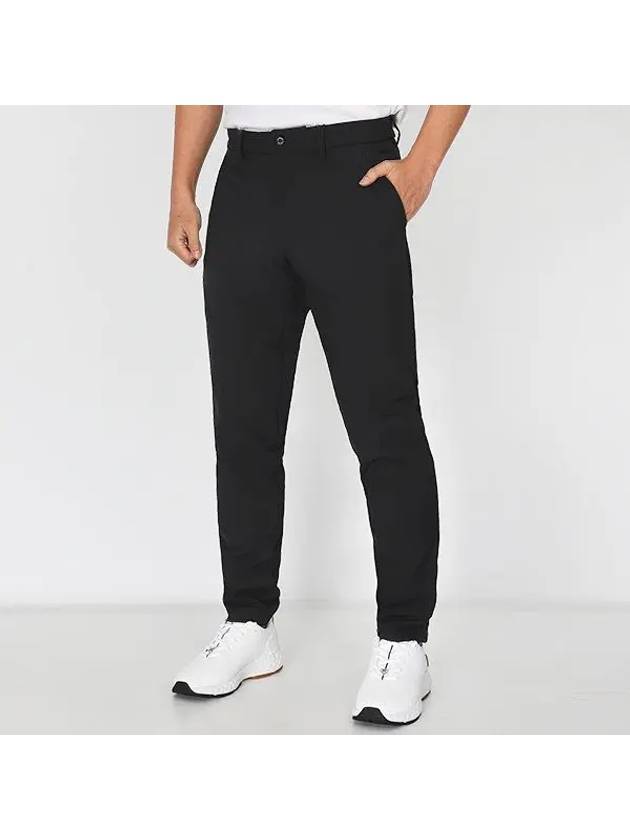 Men's Elote Bonded Fleece Stretch Pants Black - J.LINDEBERG - BALAAN 2