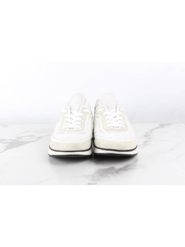 CC logo knit sneakers 36 230 - CHANEL - BALAAN 3