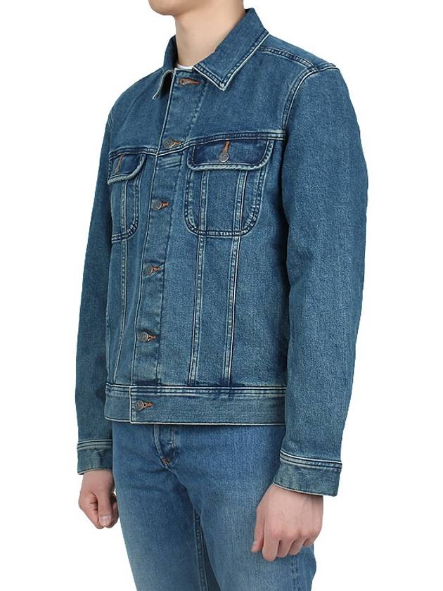 Veste US Washed Denim Jacket Indigo - A.P.C. - BALAAN 5