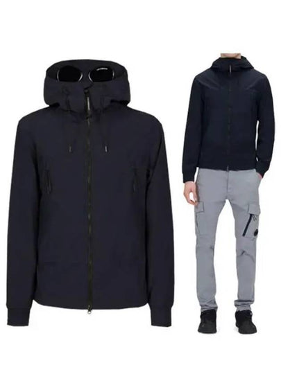 Men's Goggles Hooded Jacket Navy - CP COMPANY - BALAAN 2