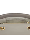 Kira Chevron Convertible Shoulder Bag Grey - TORY BURCH - BALAAN 10