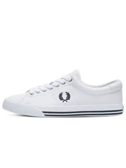 Underspin Leather Low Top Sneakers White - FRED PERRY - BALAAN 2