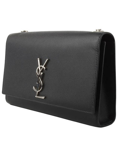 364021 Monogram silver Kate satchel bag 34286Y - SAINT LAURENT - BALAAN 2