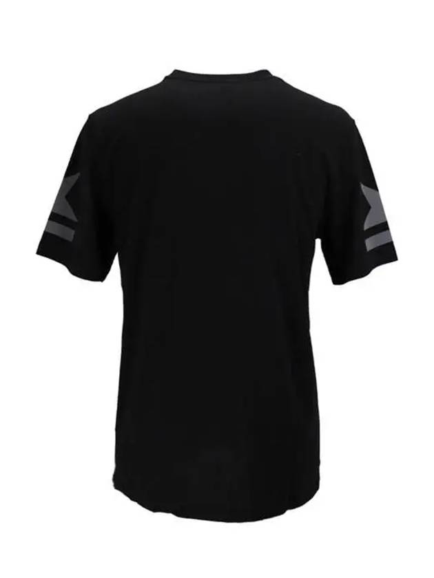 ICON STAR Round Neck Short Sleeve Men's TShirt Black 220654 007 - HYDROGEN - BALAAN 2