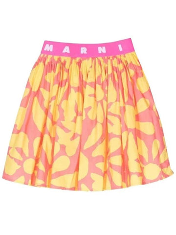 Kids Floral All Over Skirt M00668 M00NS 0M335 - MARNI - BALAAN 1