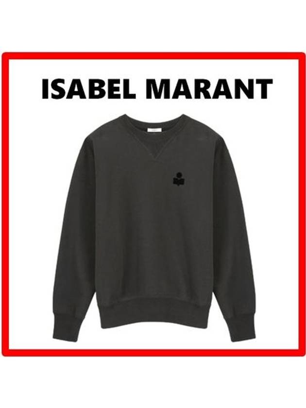 Men's Mike Logo Sweatshirt Dark Brown - ISABEL MARANT - BALAAN 2