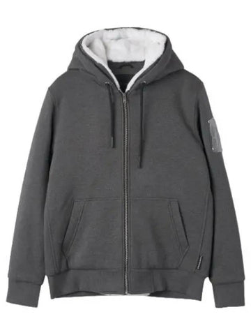 Classic Bunny Zip Up Hood Charcoal Melange - MOOSE KNUCKLES - BALAAN 1