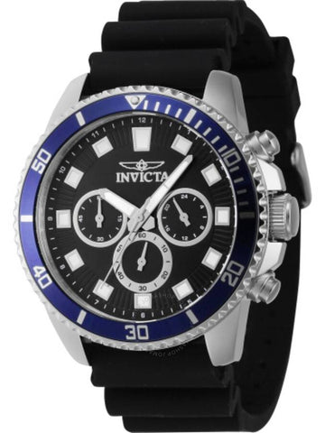 Invicta Pro Diver Chronograph GMT Quartz Black Dial Men's Watch 46118 - INVICTA - BALAAN 1