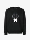 Men's X-Mark Sweatshirt Black - MOOSE KNUCKLES - BALAAN 4