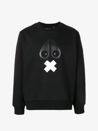 Men's X-Mark Sweatshirt Black - MOOSE KNUCKLES - BALAAN 2