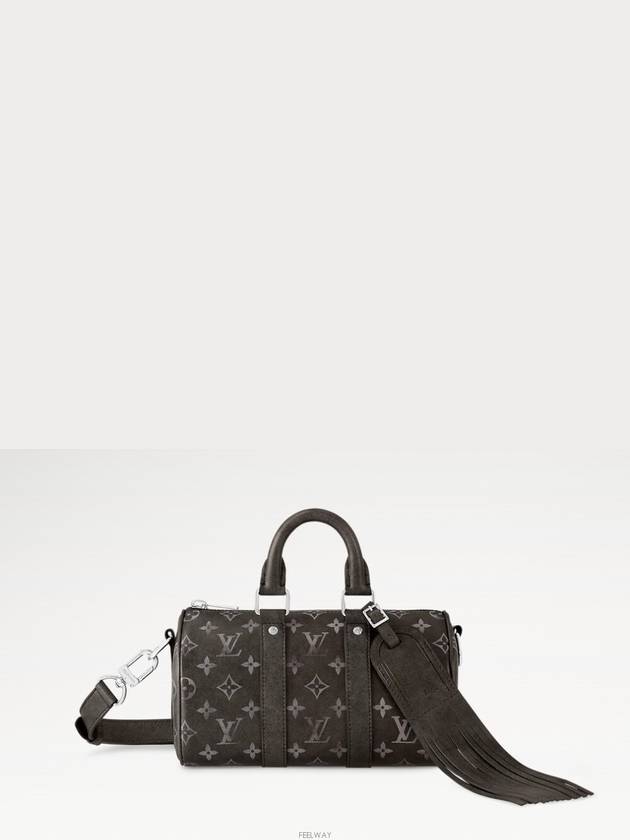 Keepall Bandouliere 25 Tote Bag Black - LOUIS VUITTON - BALAAN 2