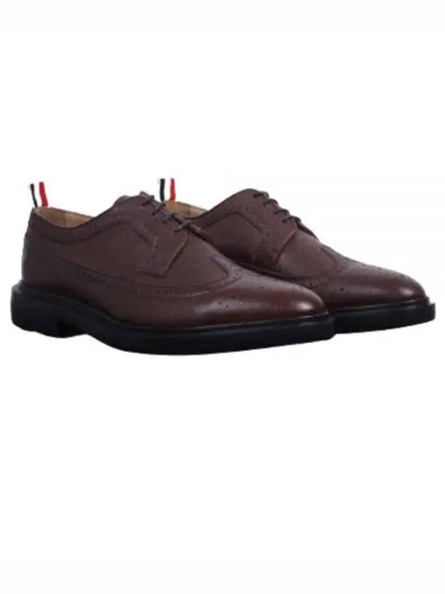 Classic Long Wing Leather Brogues Brown - THOM BROWNE - BALAAN 2